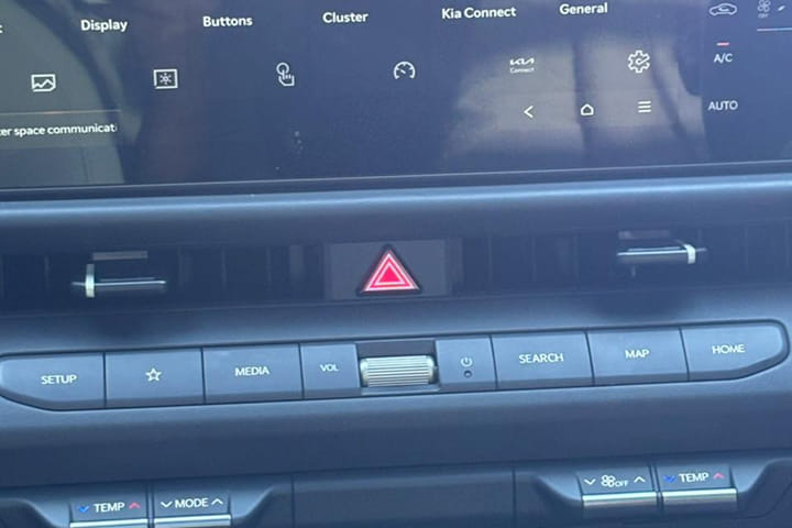 KIA Seltos AC Controls