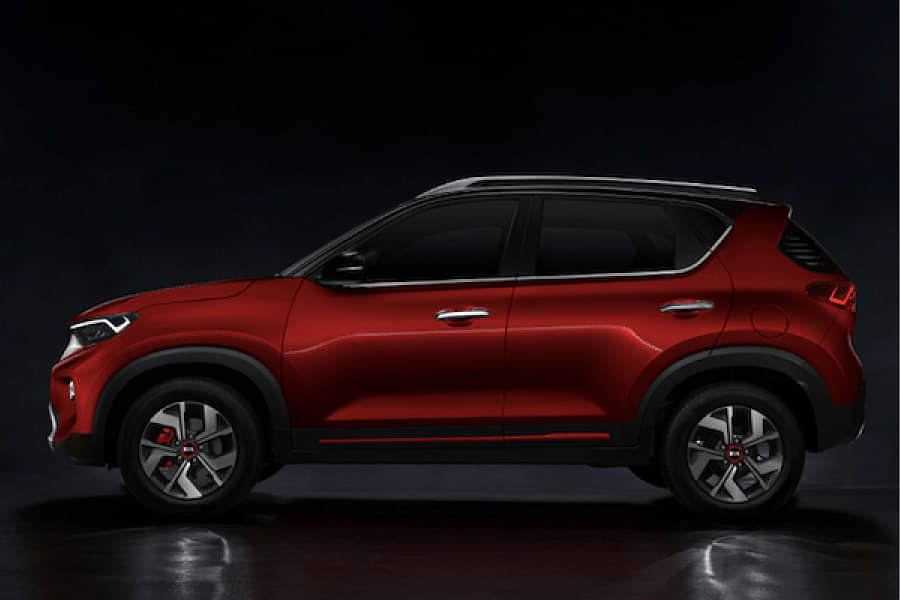 KIA Sonet 2020-2024 Side Profile