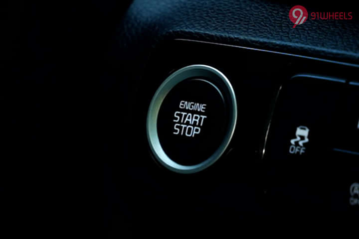 KIA Sonet Engine Start Button