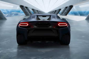 Lamborghini Temerario Rear View Lamborghini Temerario Rear View