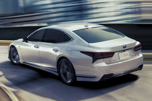 Lexus LS 500h Left Rear Three Quarter Lexus LS 500h Left Rear Three Quarter
