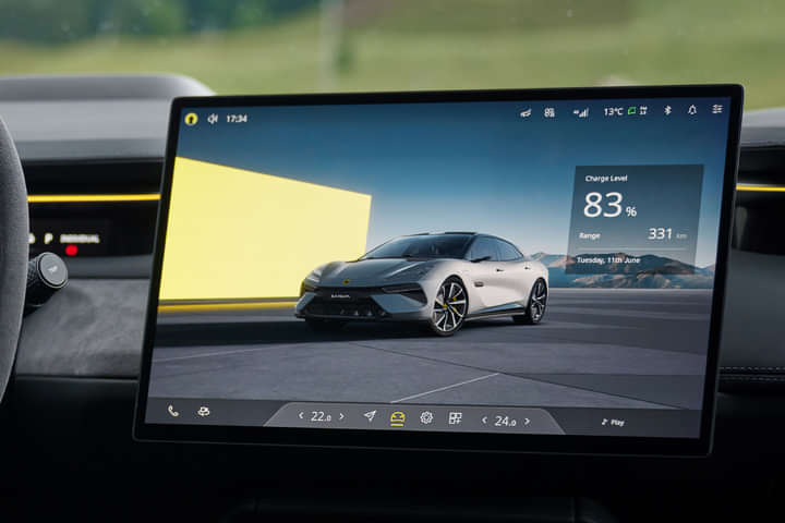 Lotus Emeya Infotainment System