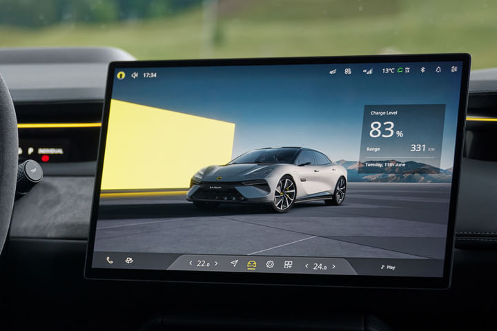 Lotus Emeya Infotainment System