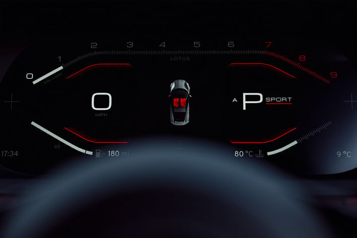 Lotus Emira Instrument Cluster
