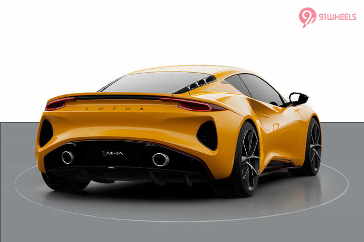 Lotus Emira Right Rear Three Quarter Lotus Emira Right Rear Three Quarter