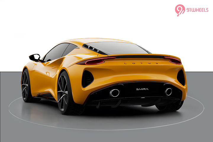 Lotus Emira Left Rear Three Quarter