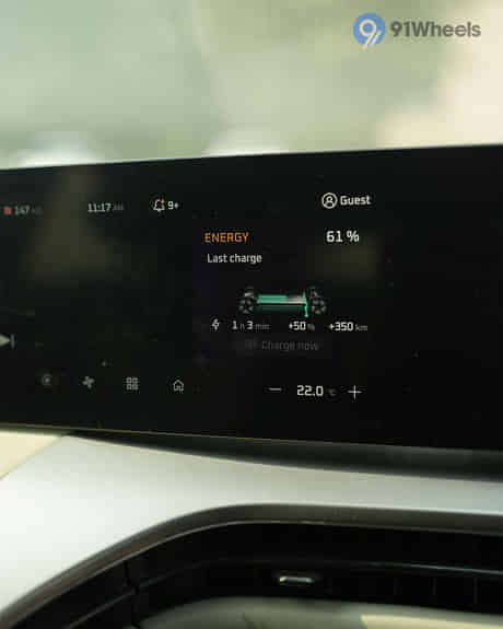 BE 6 Infotainment Display