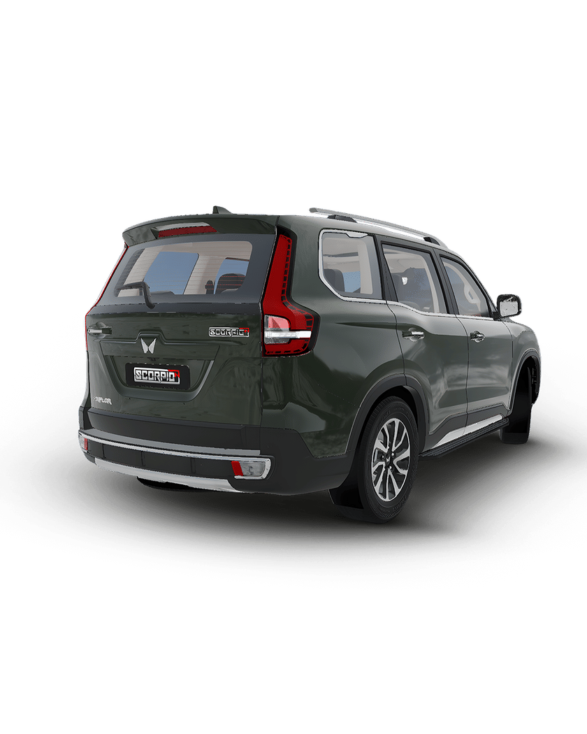 Mahindra Scorpio N Right Rear Three Quarter Mahindra Scorpio N Right Rear Three Quarter