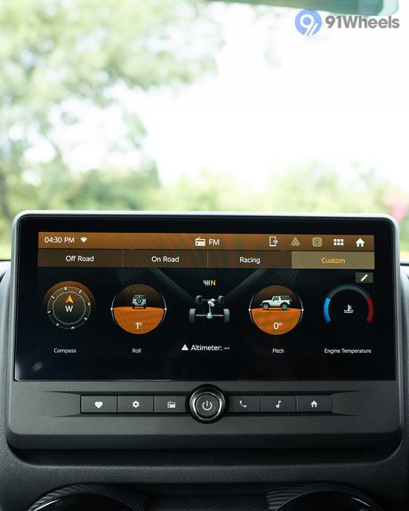 Thar OG Infotainment Display