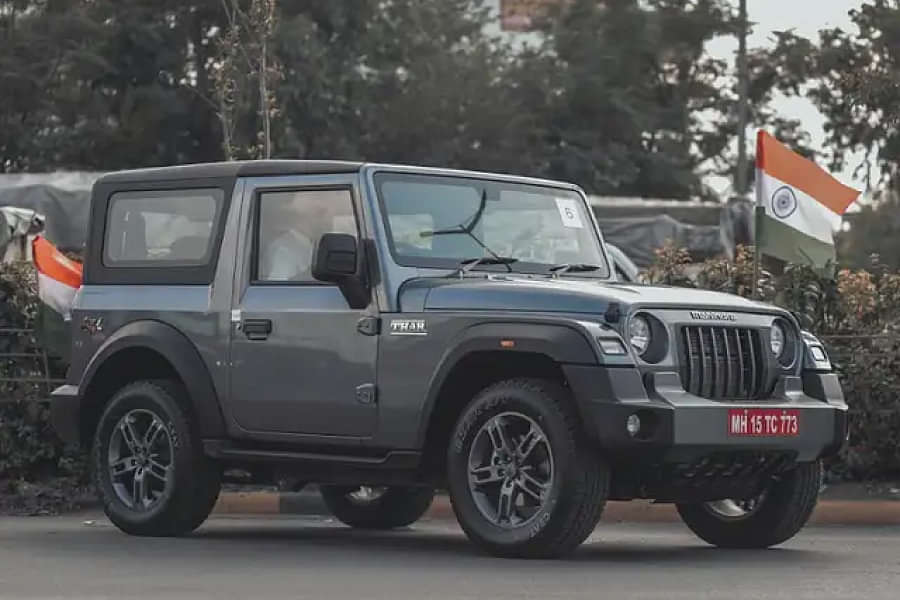 Mahindra Thar Right Front Three Quarter