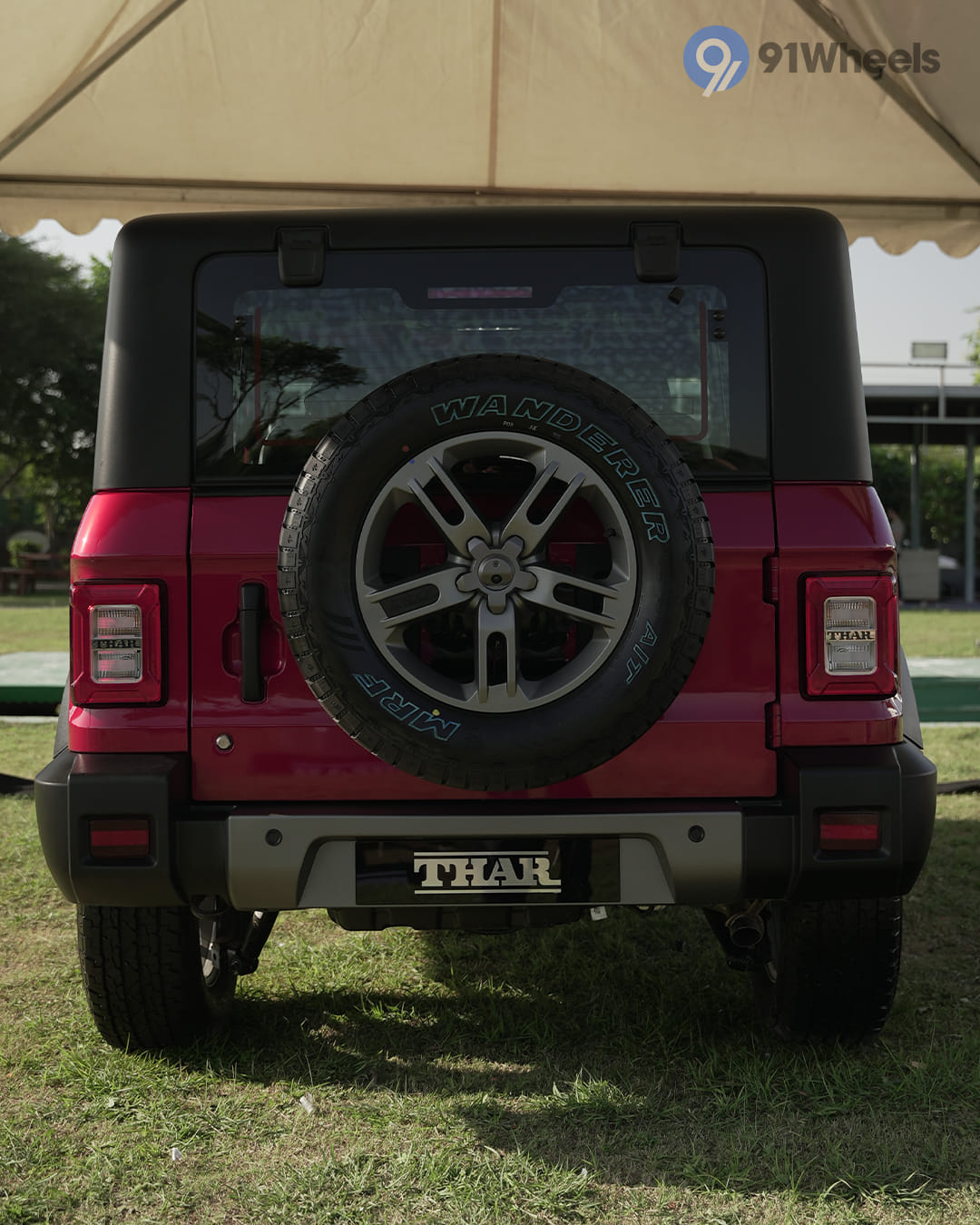 Mahindra Thar Rear View Mahindra Thar Rear View