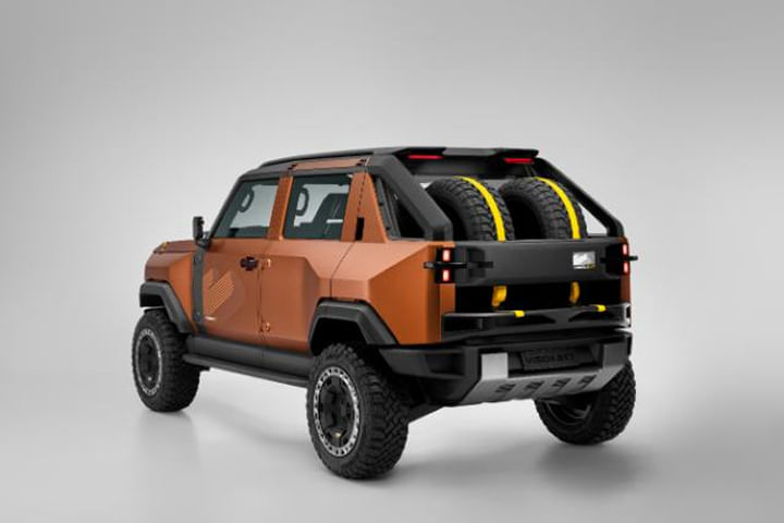 Mahindra Vision SXT Left Rear Three Quarter