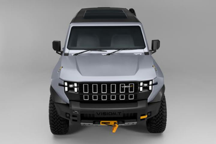 Mahindra Vision T Car Roof