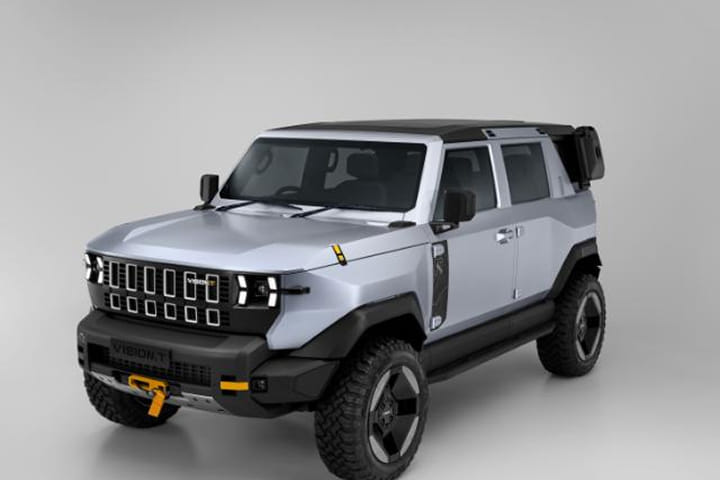 Mahindra Vision T Left Front Three Quarter