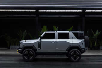 Mahindra Vision T Left Side View Mahindra Vision T Left Side View