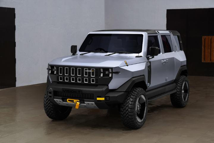 Mahindra Vision T Left Front Three Quarter