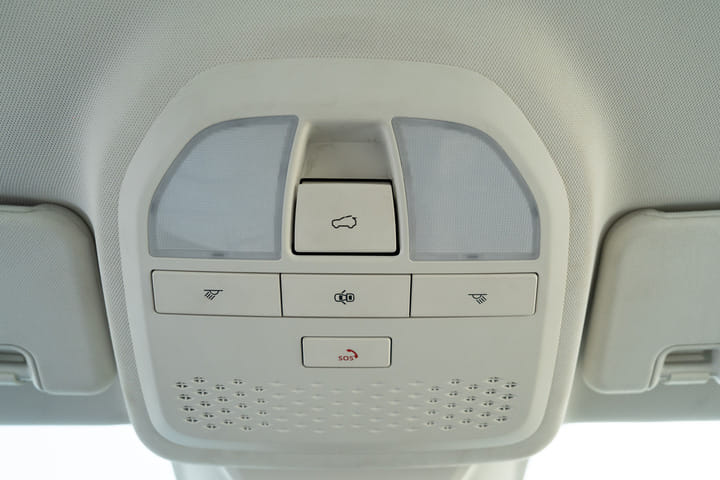 Mahindra XEV 9e Roof Mounted Controls/Sunroof & Cabin Light Controls