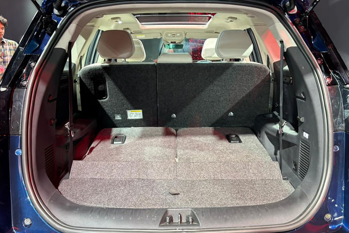 Mahindra XEV 9S Bootspace Rear Seat Folded