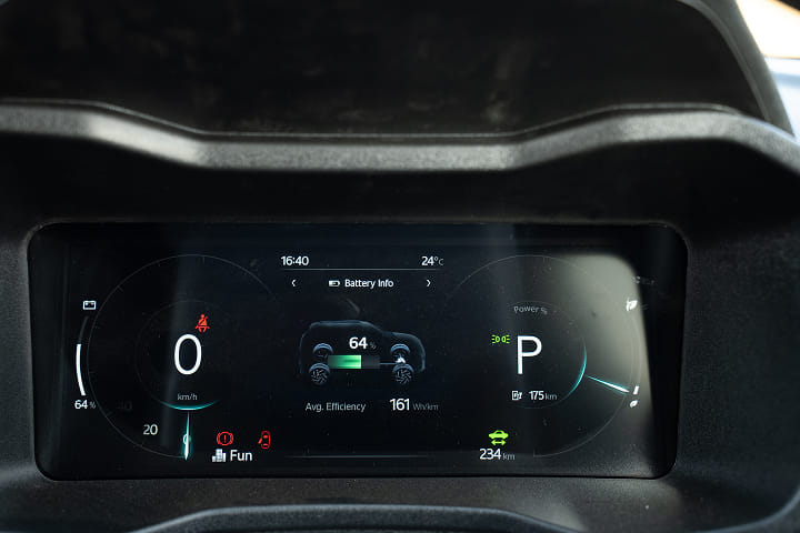 Mahindra XUV 3X0 EV Instrument Cluster
