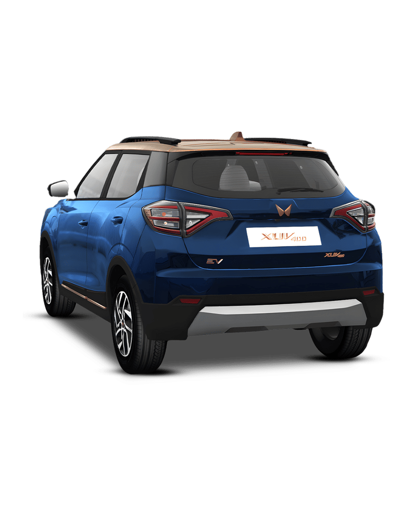 Mahindra XUV 400 Electric Left Rear Three Quarter Mahindra XUV 400 Electric Left Rear Three Quarter