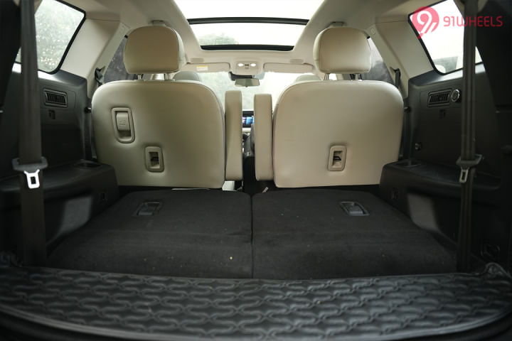 Mahindra XUV700 Bootspace Rear Seat Folded