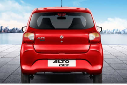 Maruti Alto K10 Rear View Maruti Alto K10 Rear View