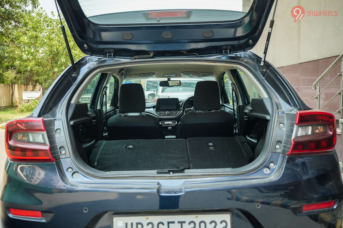 Maruti Suzuki Baleno Bootspace Rear Seat Folded