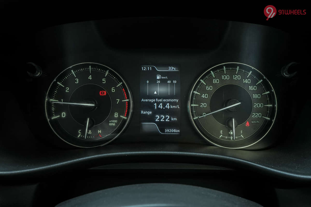 Maruti Suzuki Baleno Instrument Cluster