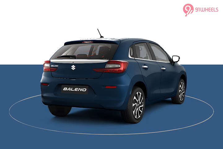 Maruti Suzuki Baleno Right Rear Three Quarter Maruti Suzuki Baleno Right Rear Three Quarter