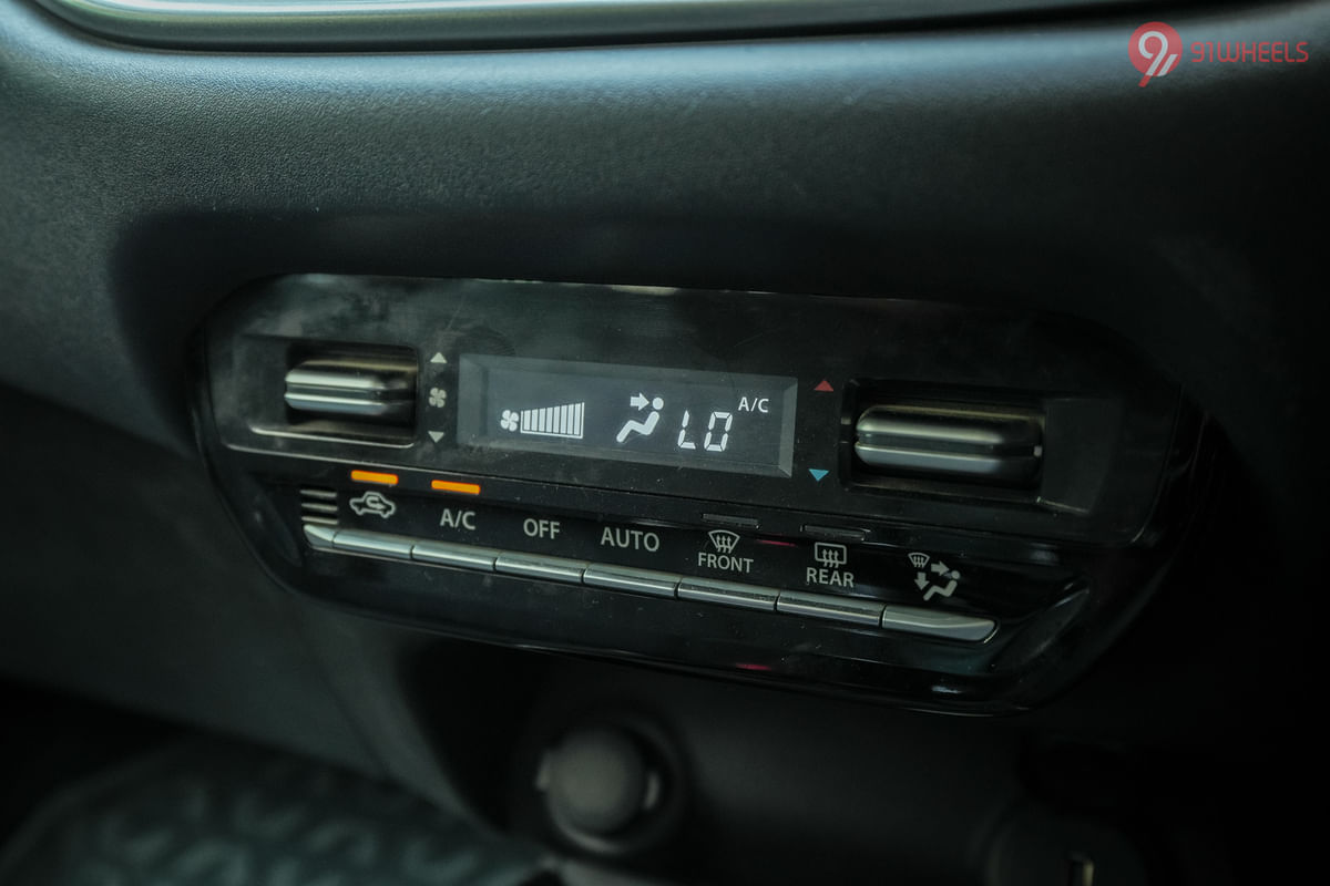 Maruti Suzuki Baleno AC Controls