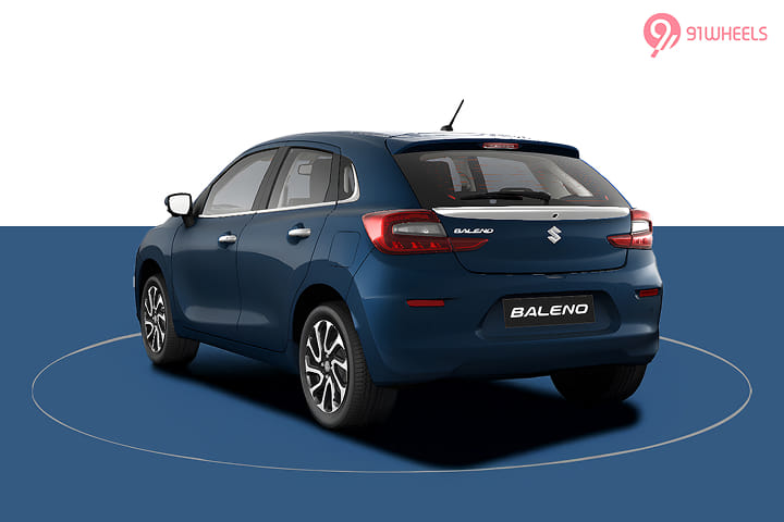 Maruti Suzuki Baleno Left Rear Three Quarter Maruti Suzuki Baleno Left Rear Three Quarter