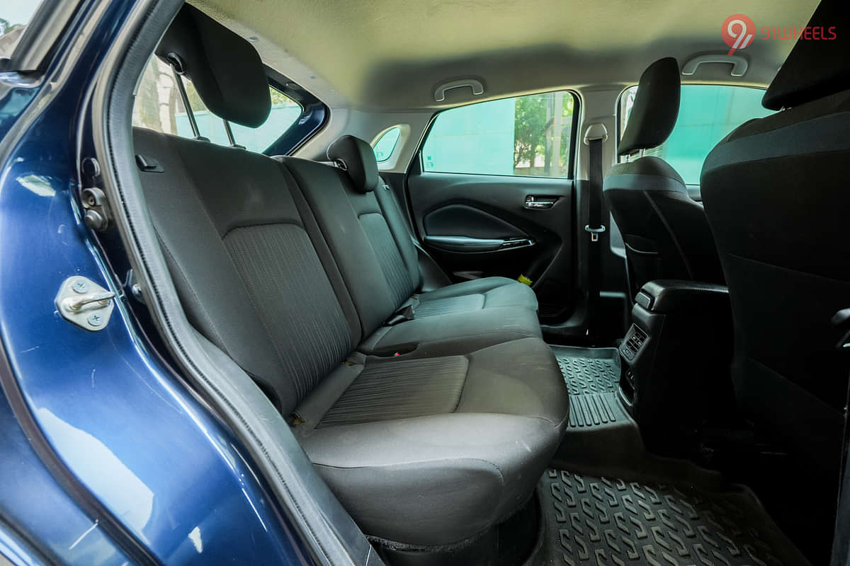 Maruti Suzuki Baleno Rear Seats