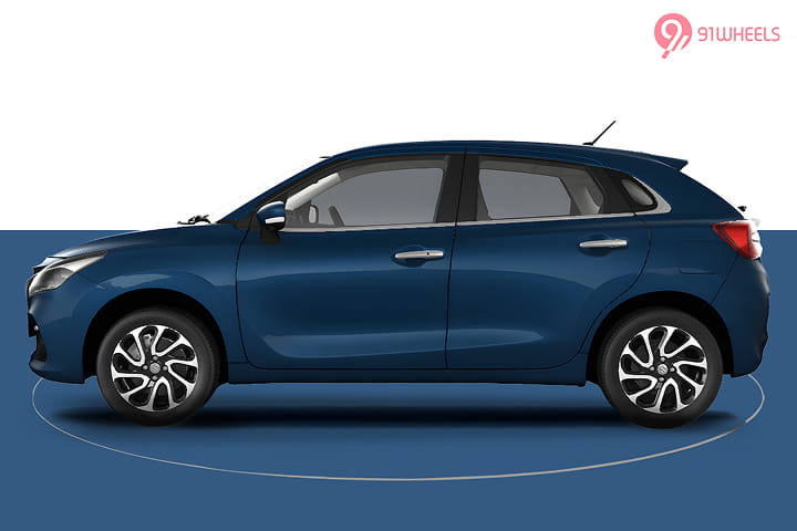 Maruti Suzuki Baleno Left Side View Maruti Suzuki Baleno Left Side View