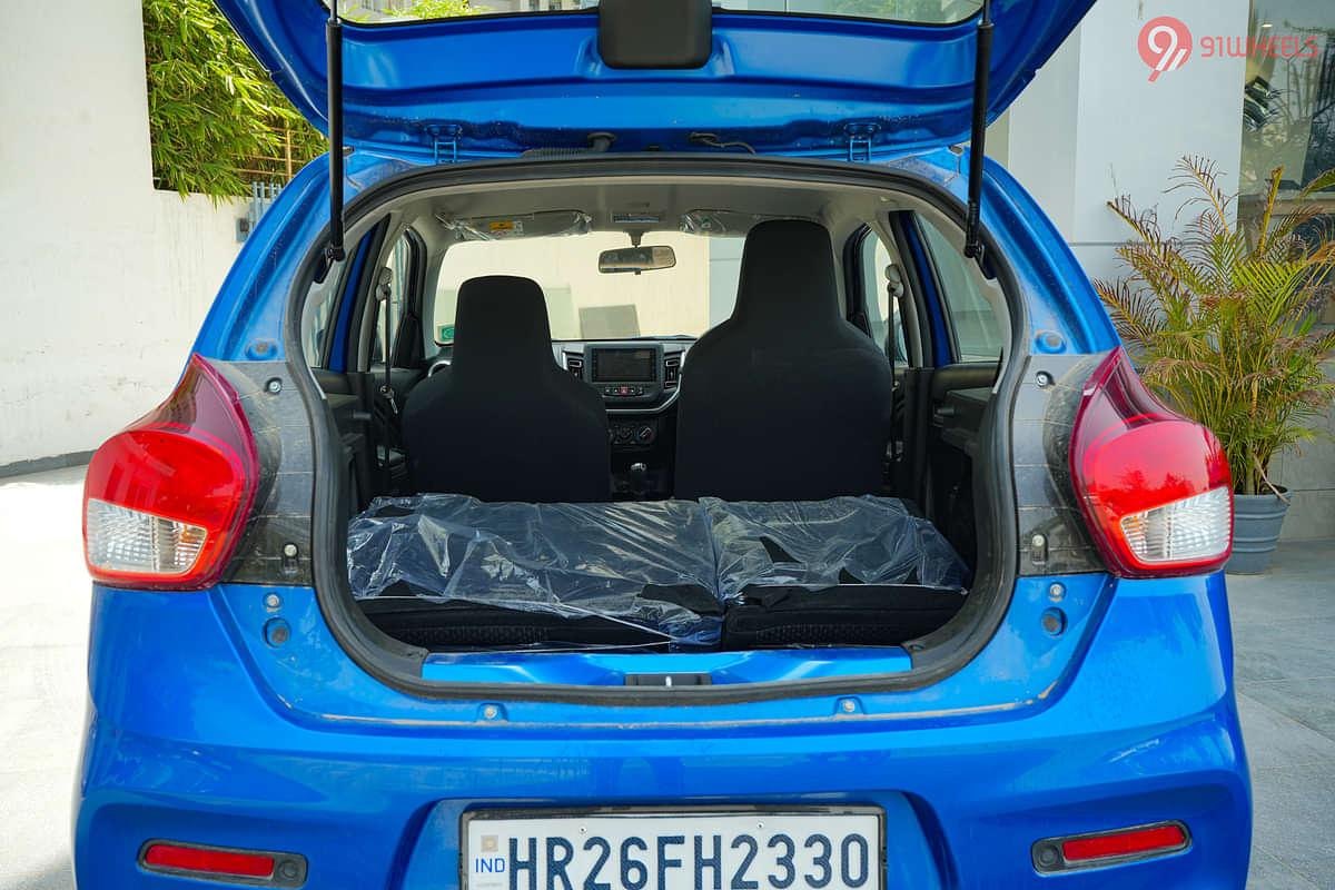 Maruti Celerio Bootspace Rear Seat Folded