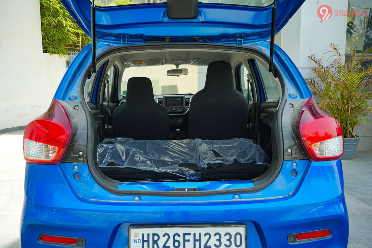 Maruti Suzuki Celerio Bootspace Rear Seat Folded