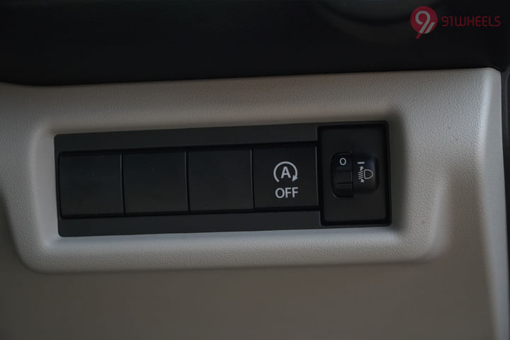 Maruti Suzuki Dzire Dashboard Switches