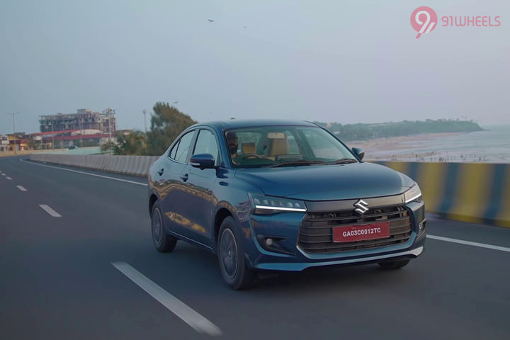 Maruti Suzuki Dzire Driving Shot