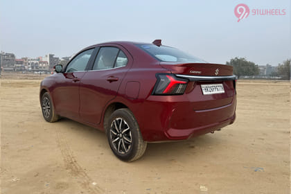 Maruti Suzuki Dzire Left Rear Three Quarter Maruti Suzuki Dzire Left Rear Three Quarter