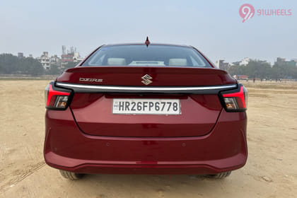Maruti Suzuki Dzire Rear View Maruti Suzuki Dzire Rear View
