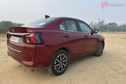 Maruti Suzuki Dzire Right Rear Three Quarter Maruti Suzuki Dzire Right Rear Three Quarter