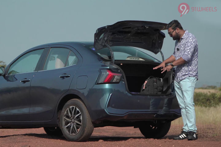 Maruti Suzuki Dzire Open Boot/Trunk