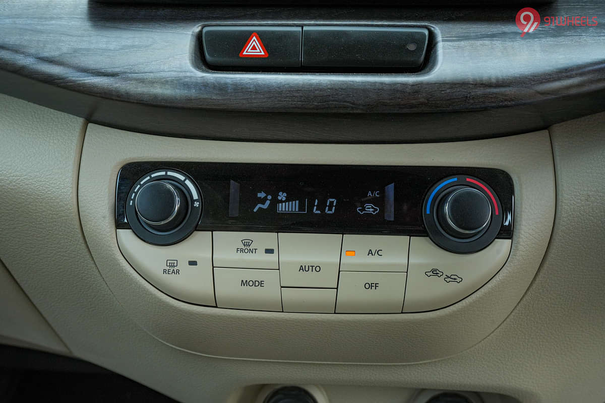 Maruti Ertiga AC Controls