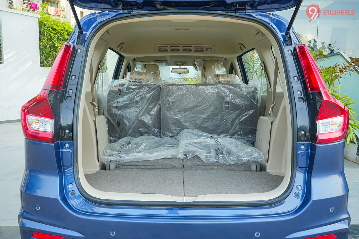 Maruti Ertiga Bootspace Rear Seat Folded