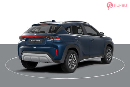 Maruti Suzuki Fronx Right Rear Three Quarter Maruti Suzuki Fronx Right Rear Three Quarter