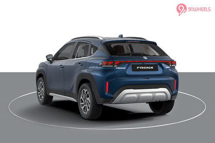 Maruti Suzuki Fronx Left Rear Three Quarter Maruti Suzuki Fronx Left Rear Three Quarter