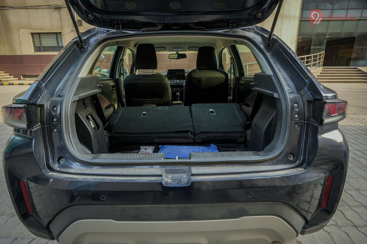 Maruti Fronx Bootspace Rear Seat Folded