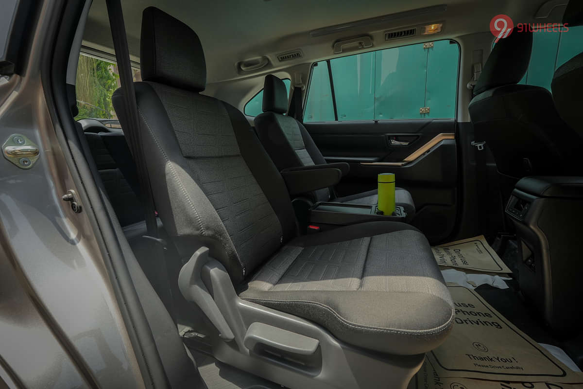 Maruti Suzuki Invicto Rear Seats