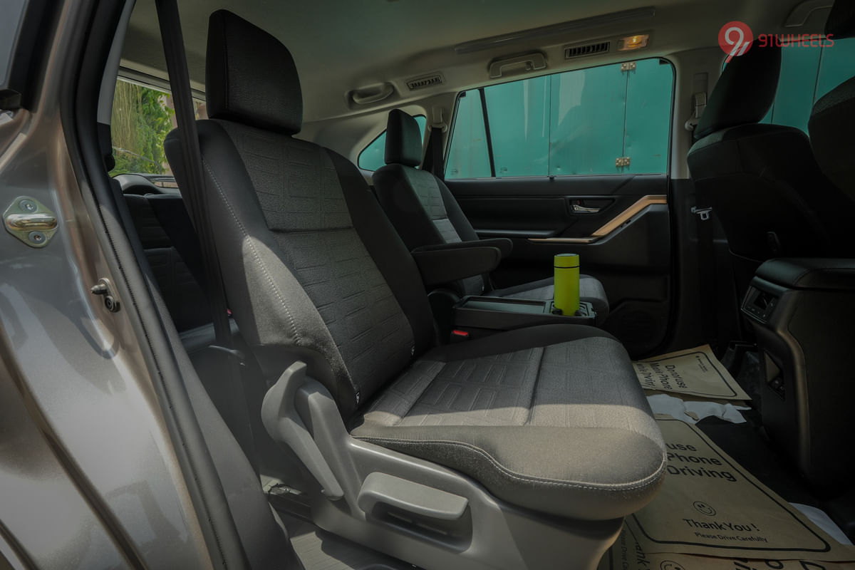 Maruti Suzuki Invicto Rear Seats