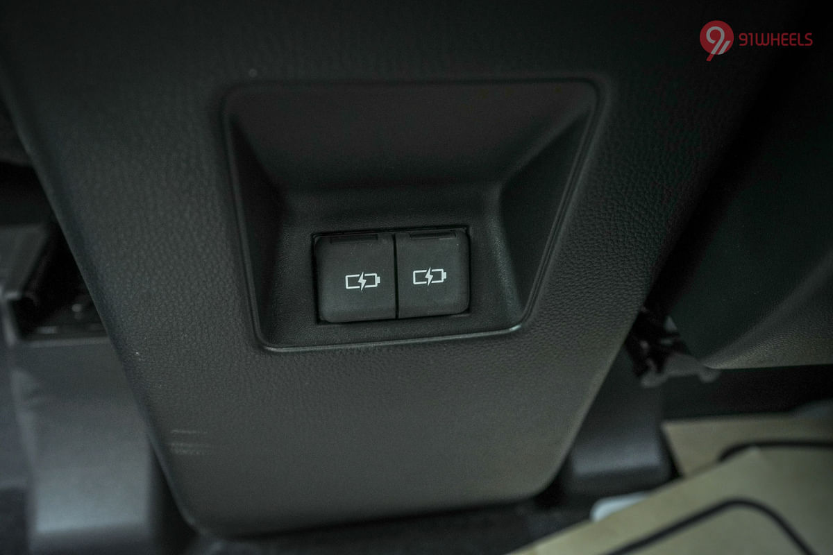 Maruti Suzuki Invicto USB Port/Power Socket/Wireless Charging