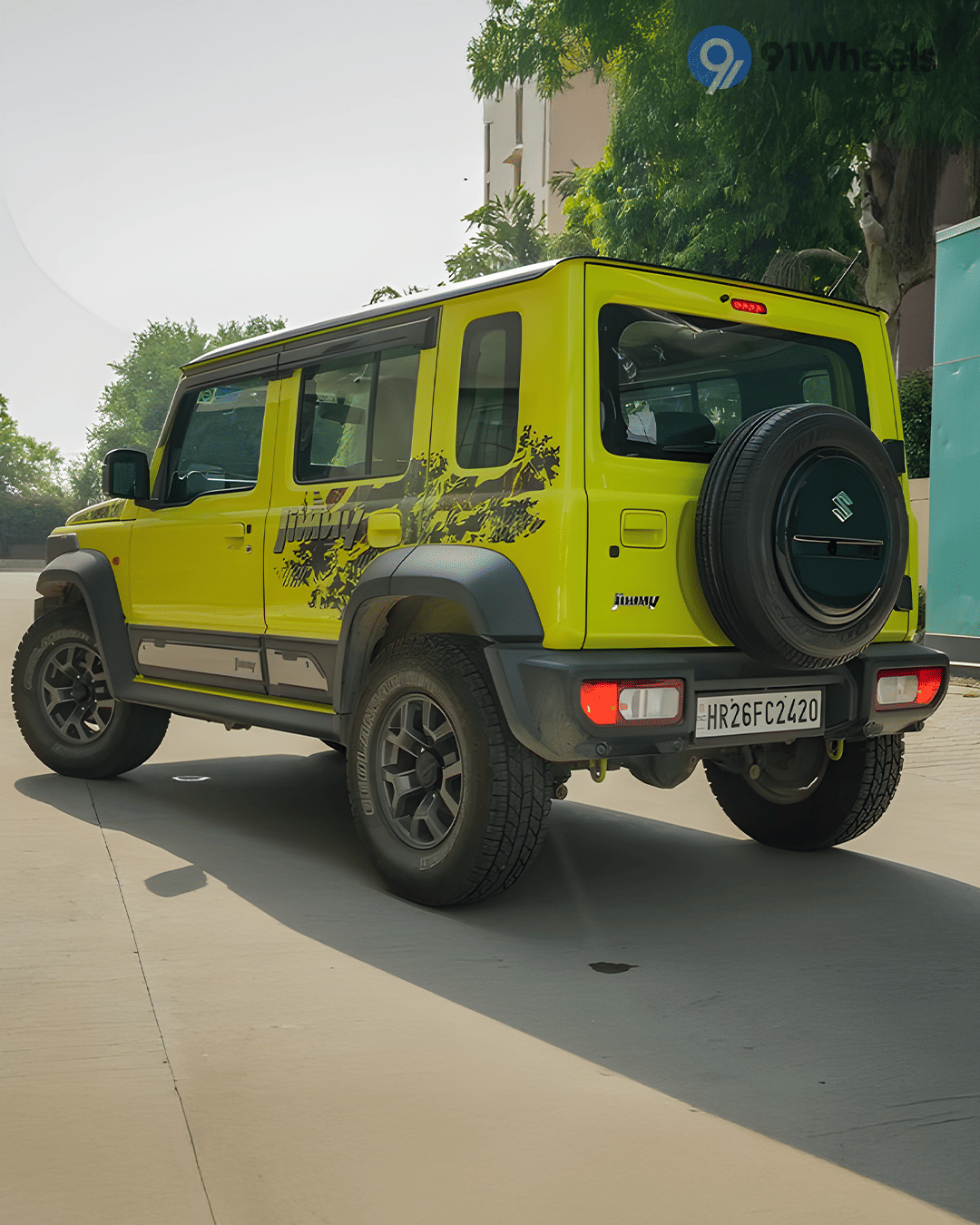 Maruti Suzuki Jimny Left Rear Three Quarter Maruti Suzuki Jimny Left Rear Three Quarter